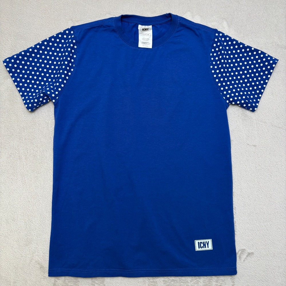 ICNY Reflective 3M Dot Sleeve Stretch Tee Shirt M cotton blend